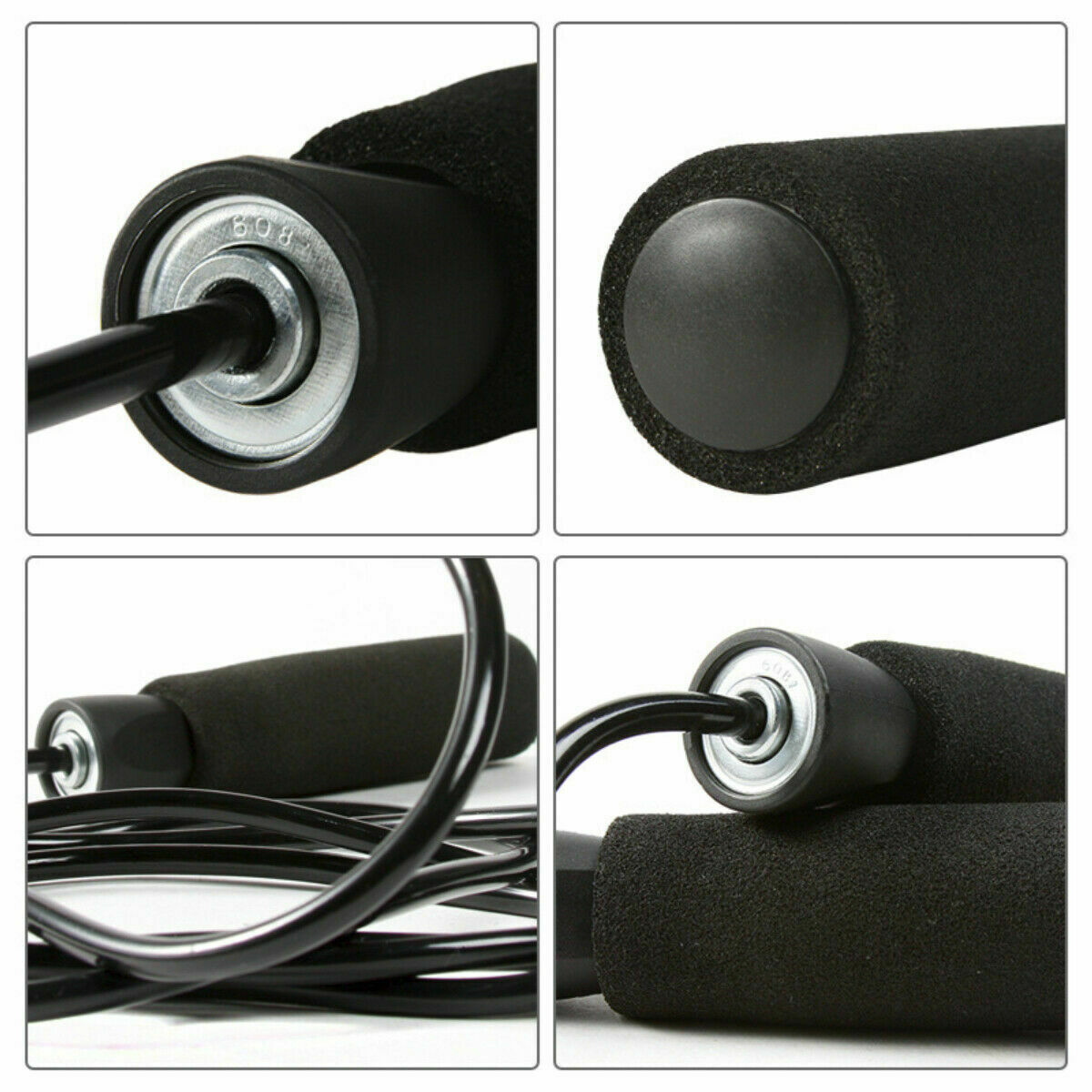 Gym Aerobic Adjustable Exercise Boxing Skipping Rope