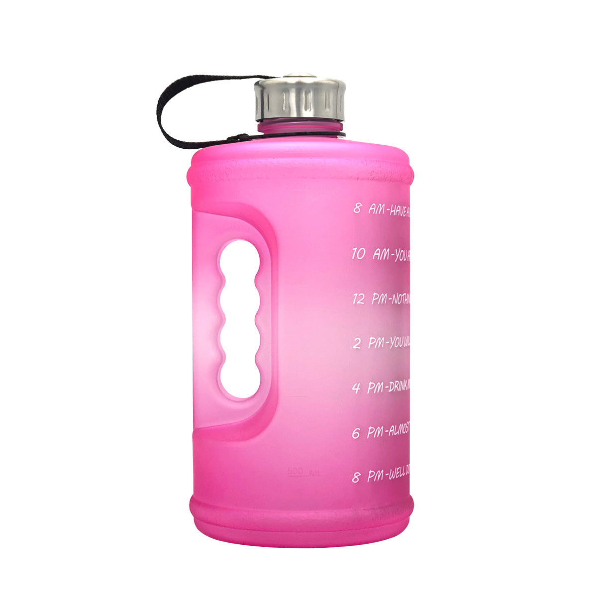 Sports Bottle Gradient Plastic Gym Large Capacity Outdoor Space Cup