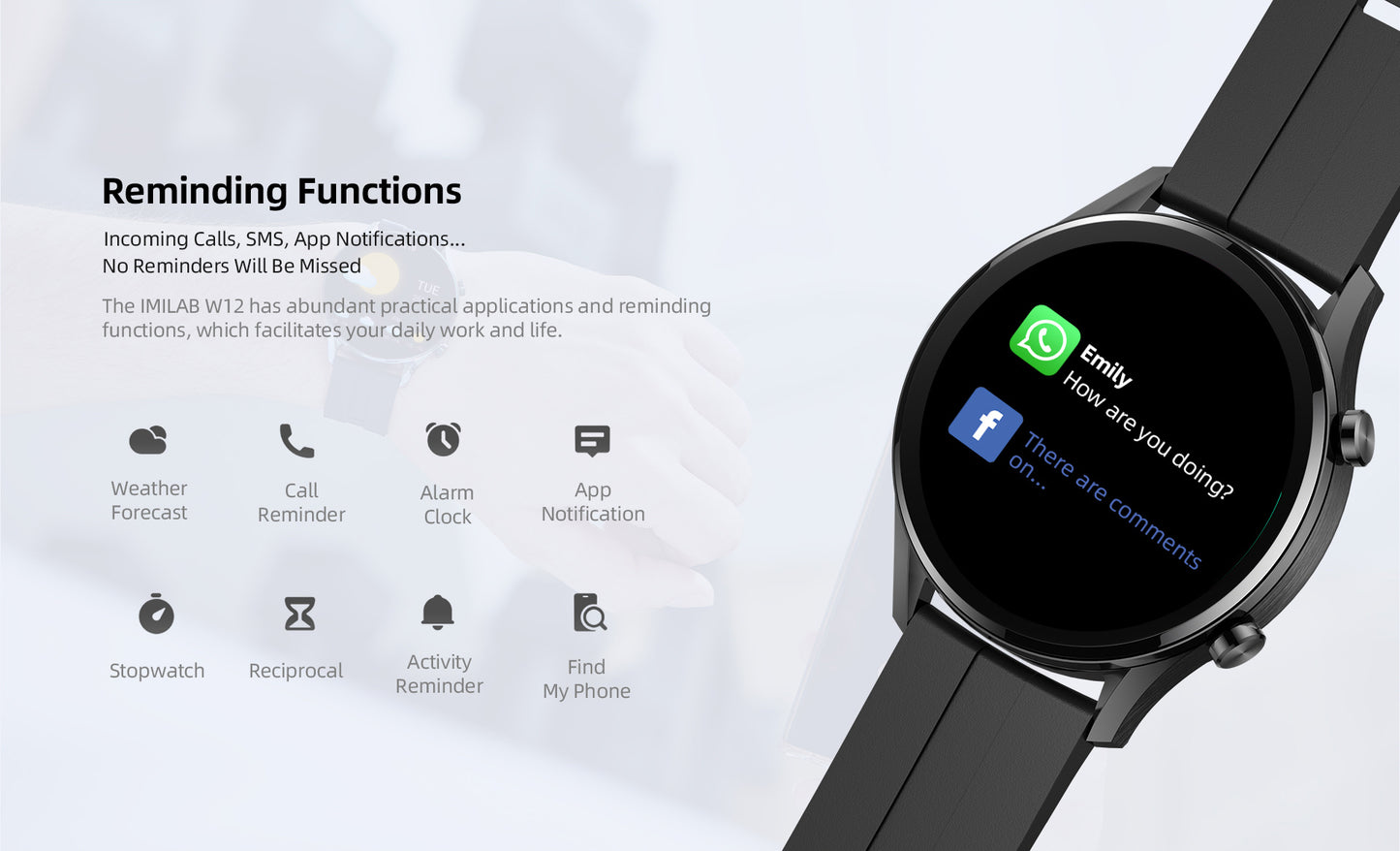 Smart Watch For Men Women Bluetooth Sports Fitness Tracker