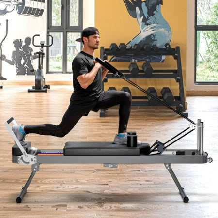 Extra Large Pilates Reformer - Multi-functional Home Fitness Equipment