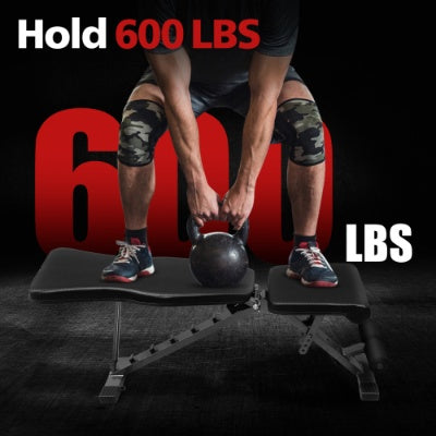 Weight Bench For Full Body Workout, Adjustable Strength Training Sit-up Chair