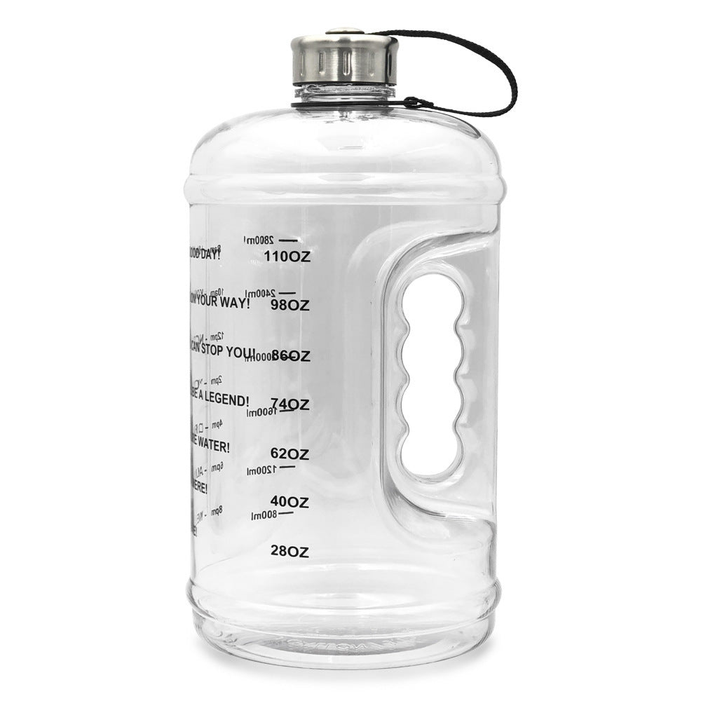 Sports Bottle Gradient Plastic Gym Large Capacity Outdoor Space Cup