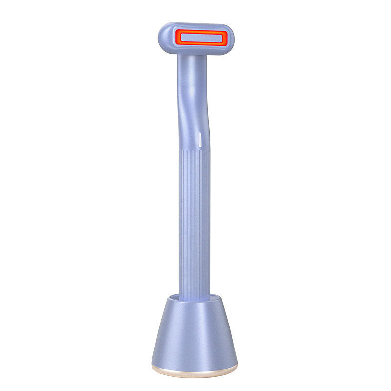 New Upgraded 360 Degrees Rotary Warmth Face Massage Red LED Skincare Tool