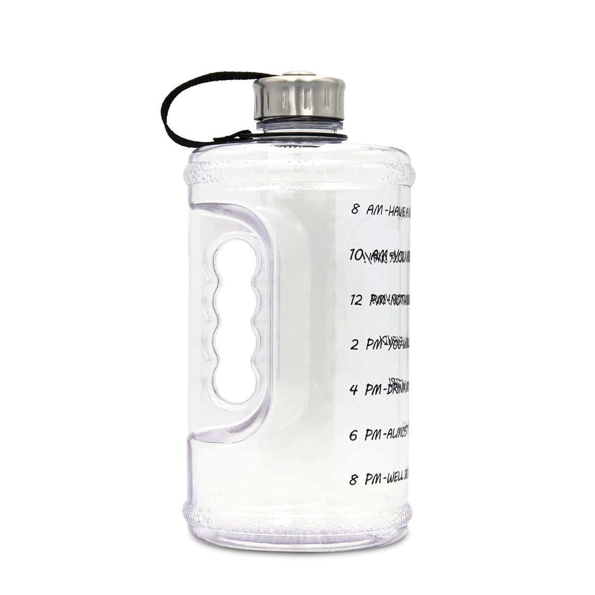 Sports Bottle Gradient Plastic Gym Large Capacity Outdoor Space Cup