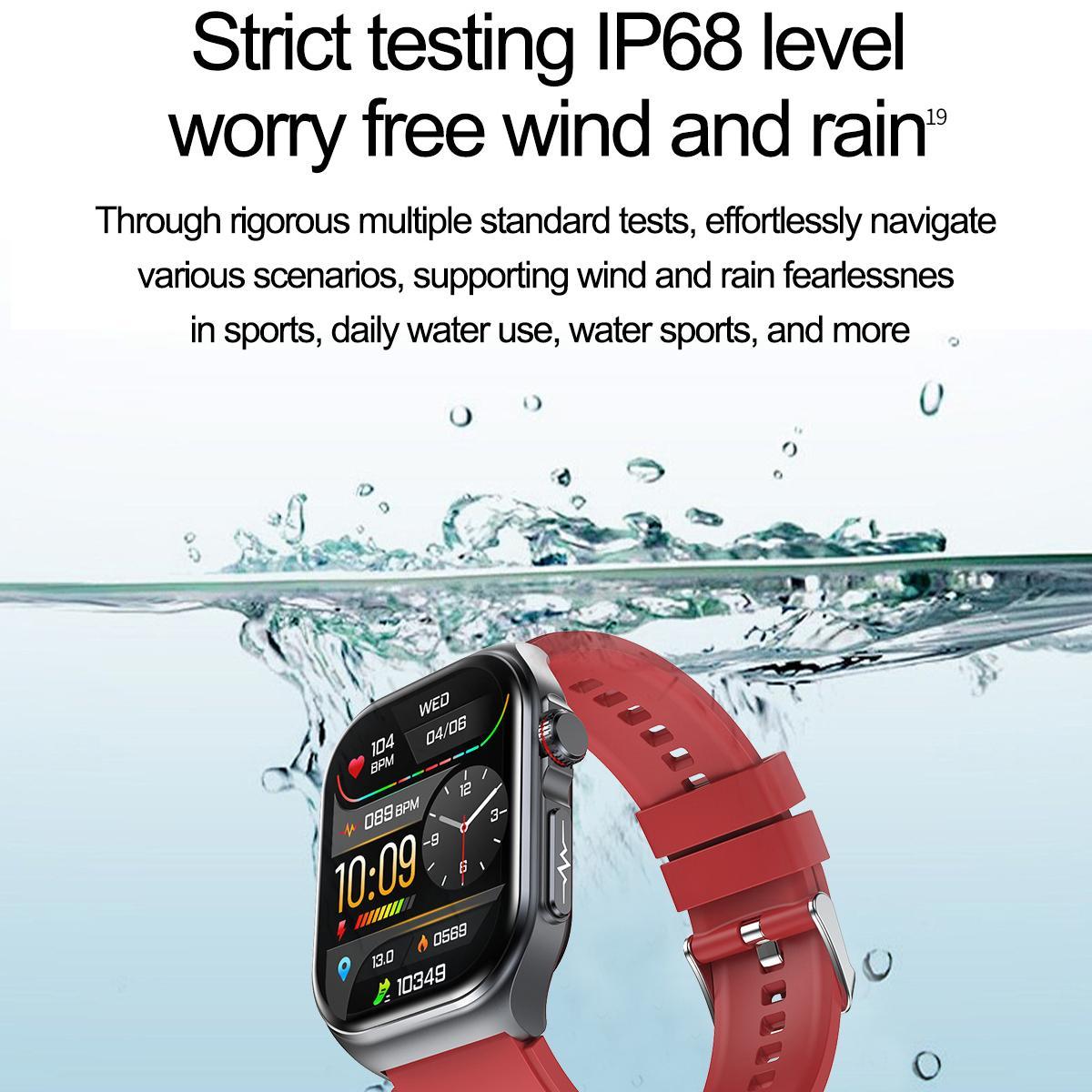 Smart Watch Women Men 2.0 Display - Waterproof Fitness Tracker