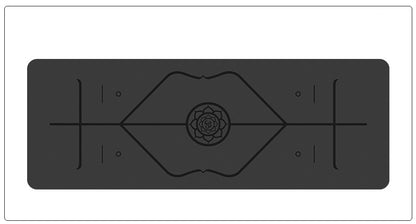 Natural rubber yoga mat