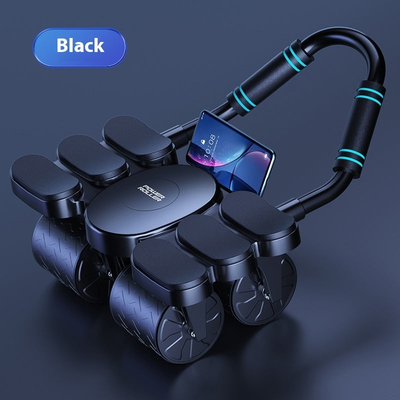 Four-wheel Abdominal Wheel Automatic Muscle Training  Fitness Equipment