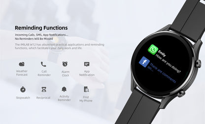 Smart Watch For Men Women Bluetooth Sports Fitness Tracker