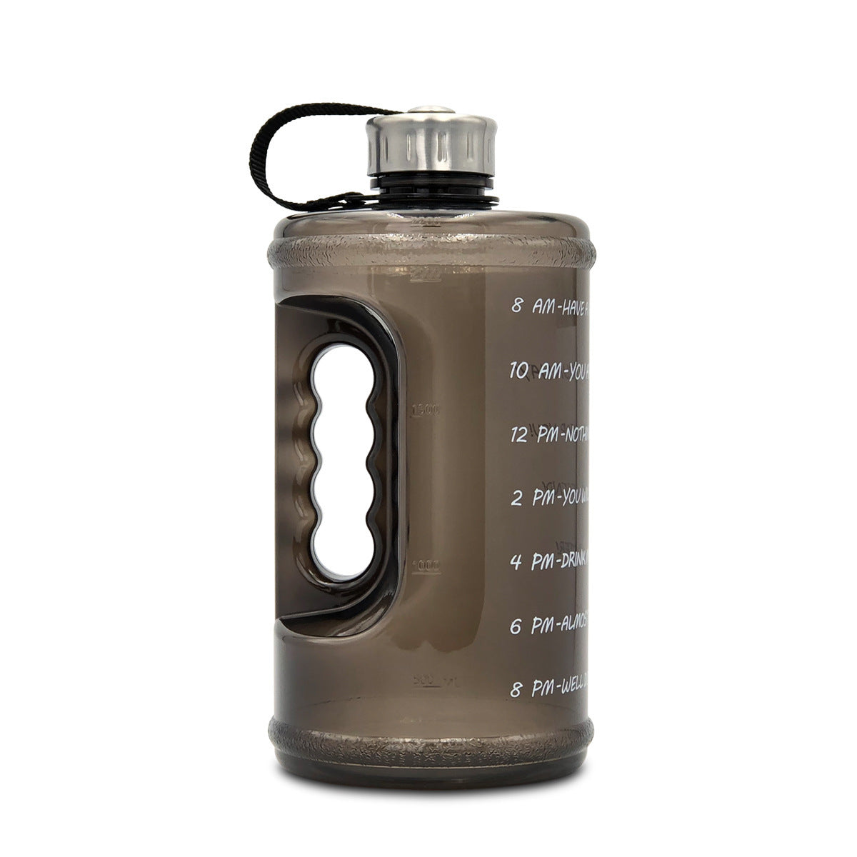 Sports Bottle Gradient Plastic Gym Large Capacity Outdoor Space Cup