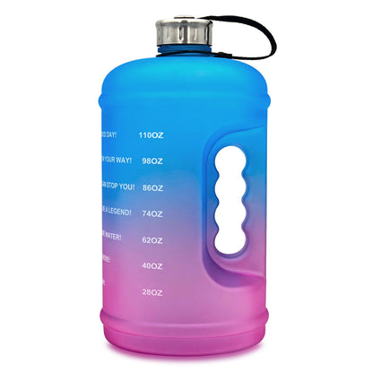 Sports Bottle Gradient Plastic Gym Large Capacity Outdoor Space Cup