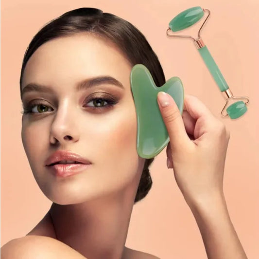 Massage Stone For Facial Body Skincare Roller Scraping Massager