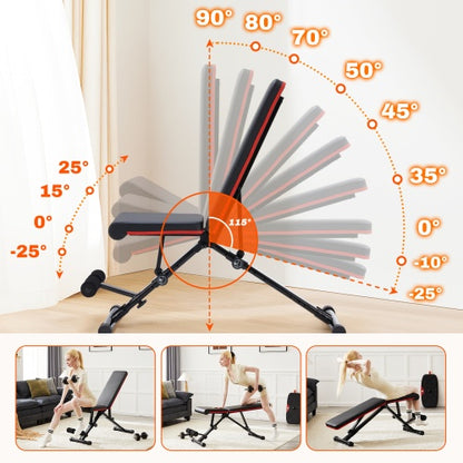 Weight Bench Adjustable Workout Bench For Home Gym