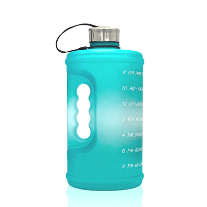 Sports Bottle Gradient Plastic Gym Large Capacity Outdoor Space Cup