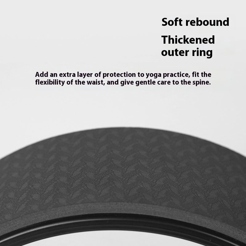 Printing Yoga Wheel Home Non-slip Bodybuilding Slimming Waterproof Shock