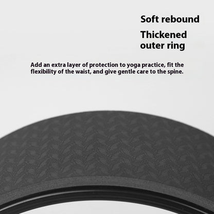 Printing Yoga Wheel Home Non-slip Bodybuilding Slimming Waterproof Shock