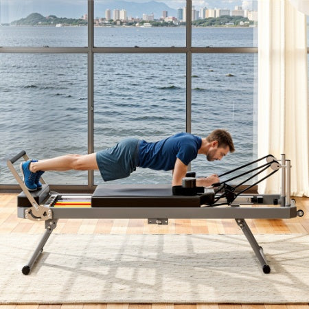 Extra Large Pilates Reformer - Multi-functional Home Fitness Equipment