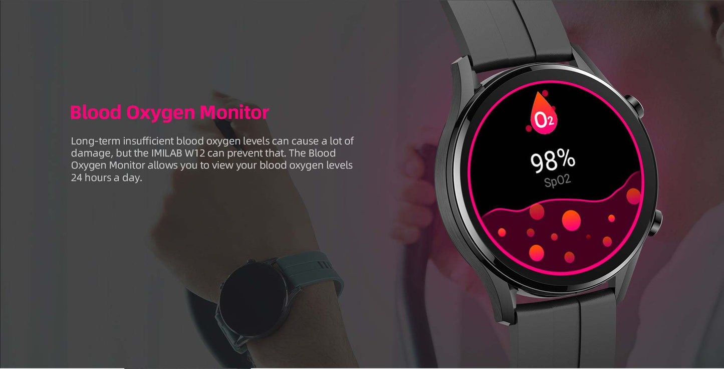 Smart Watch For Men Women Bluetooth Sports Fitness Tracker