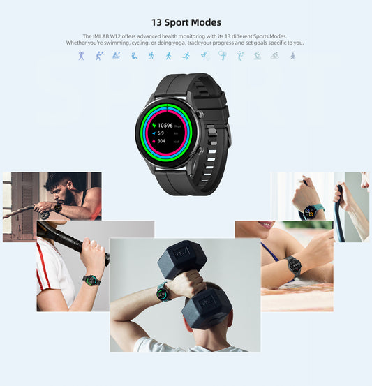 Smart Watch For Men Women Bluetooth Sports Fitness Tracker
