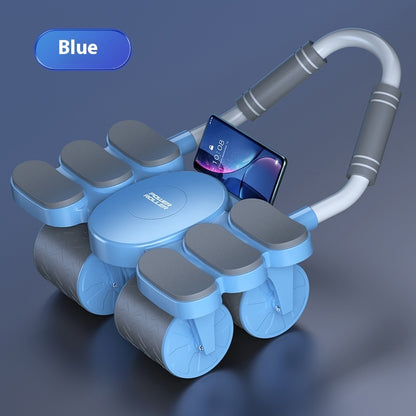Four-wheel Abdominal Wheel Automatic Muscle Training  Fitness Equipment