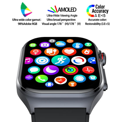 Smart Watch Women Men 2.0 Display - Waterproof Fitness Tracker