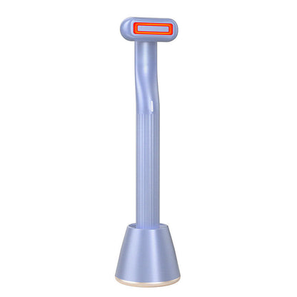New Upgraded 360 Degrees Rotary Warmth Face Massage Red LED Skincare Tool