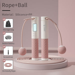 Jumping Rope Cordless Type Counting Fitness Exercise Rope
