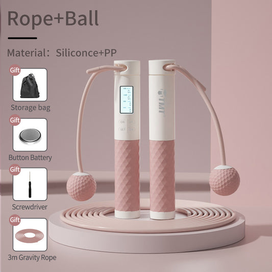 Jumping Rope Cordless Type Counting Fitness Exercise Rope